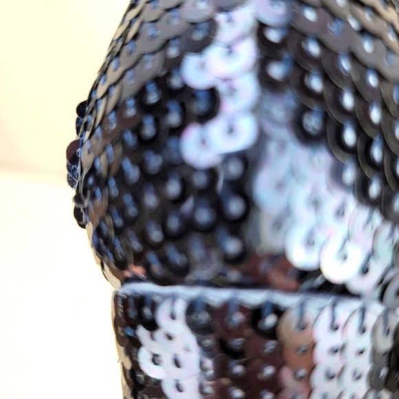 Dior Sequence Embellished Blue Almond Toe Block Heels Pumps Size 37.5 - Picture 10 of 11